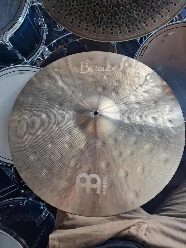 Meinl Byzance 22" jazz medium thin ride, Ophalen, Zo goed als nieuw, Drums of Percussie