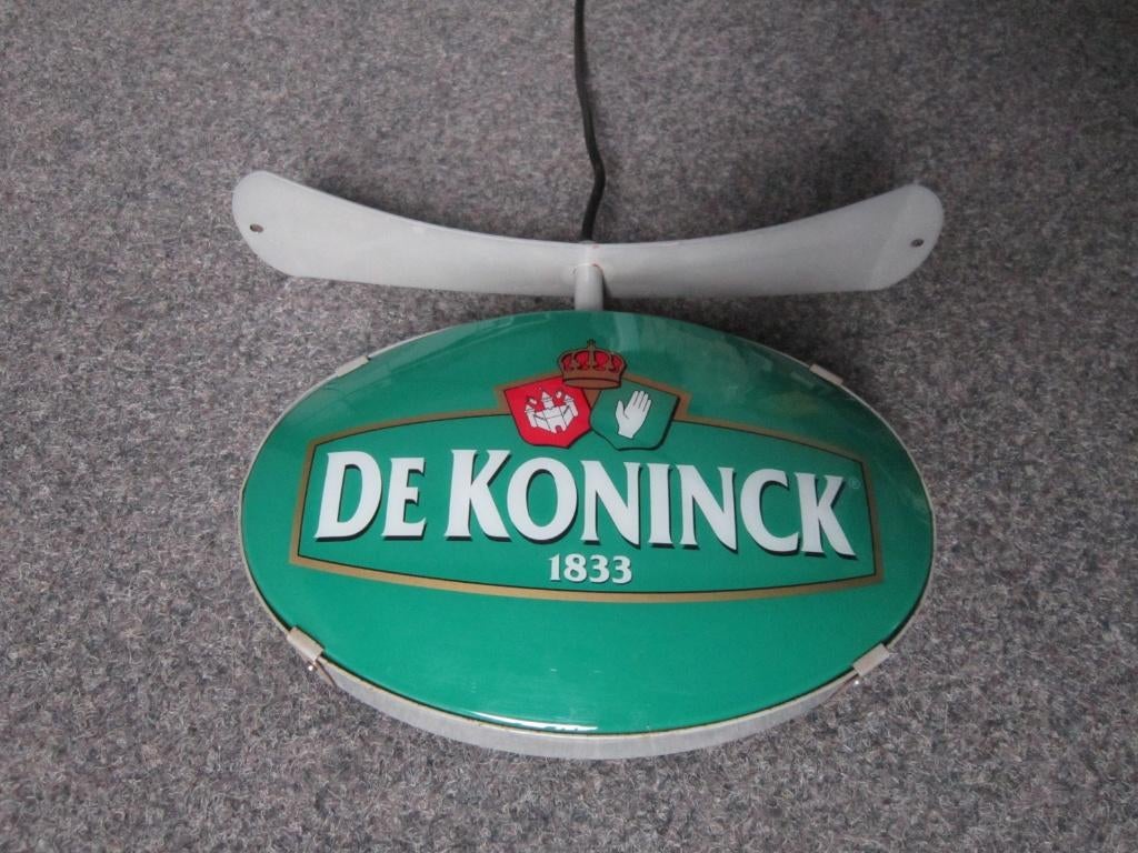 DE KONINCK BIER LICHTRECLAME, Verzamelen, Biermerken, Ophalen, Zo goed als nieuw, Overige typen, De Koninck