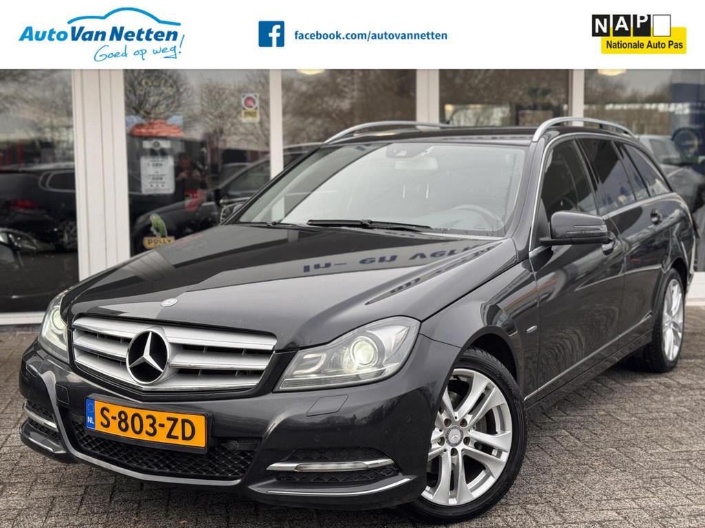 Mercedes C-klasse Estate 300 CDI V6 232pk Automaat, 4M Avant, Auto's, Mercedes-Benz, Automaat, Euro 5, Zwart, 197 €/maand