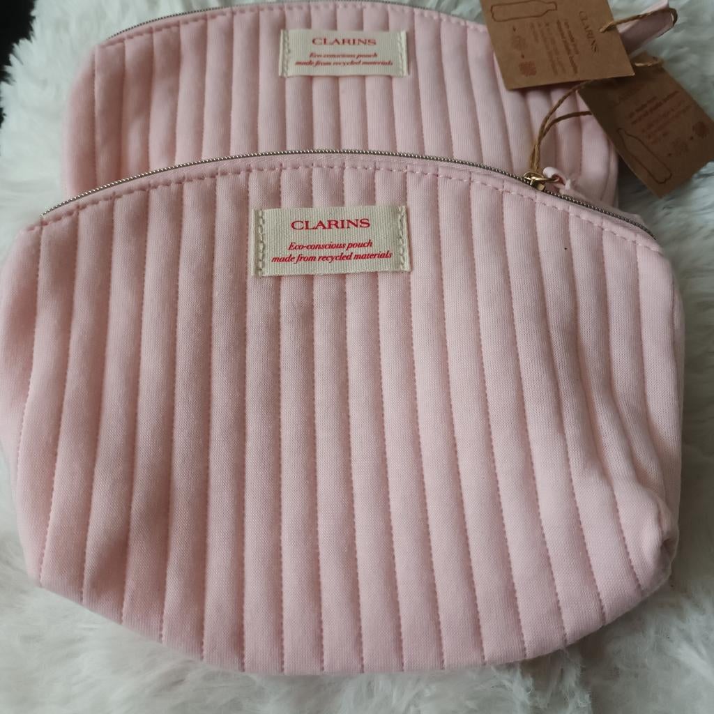 CLARINS makeup tasjes...2 stuks..nieuw, Ophalen of Verzenden, Nieuw, Dame