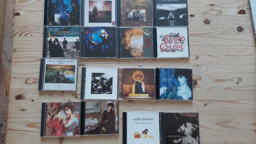 16 CDs van Clannad/Enya/Brennan, Verzenden, Zo goed als nieuw
