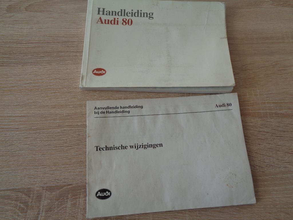 instructieboekje Audi 80 uit 1989, Auto diversen, Ophalen of Verzenden