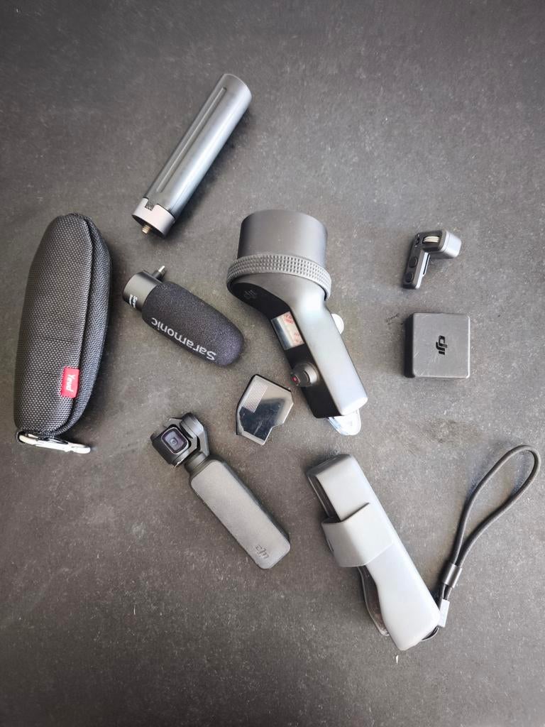 DJI Osmo Pocket met accessoires - Compacte 4K Gimbal Camera, Ophalen of Verzenden, Gebruikt, Overige merken