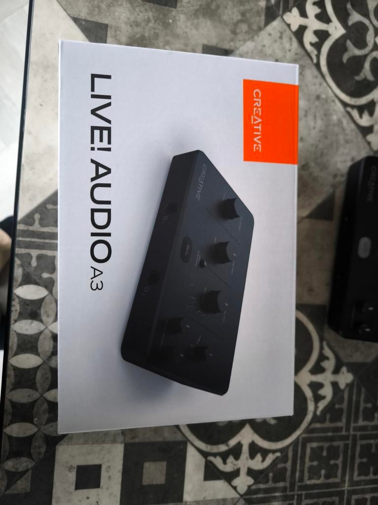 Creative Live! Audio A3 Externe Audio-interface, Ophalen of Verzenden, Zo goed als nieuw, Overige typen