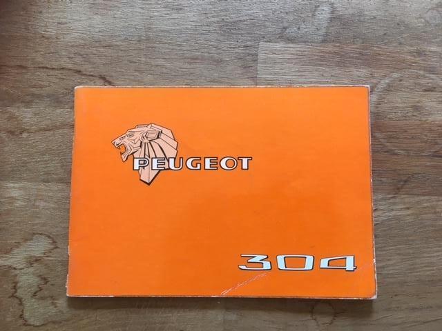 Handleiding/Instructieboekje      Peugeot  304   1977     NL, Ophalen of Verzenden