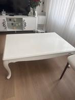 Witte salontafel met sierlijke poten istikbal, Gebruikt, 100 tot 150 cm, 50 tot 75 cm, Ophalen of Verzenden