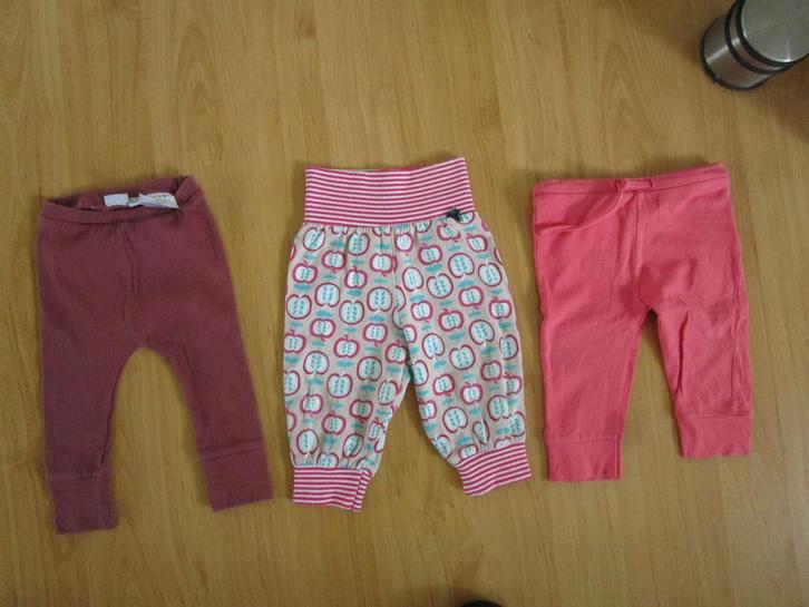 Prenatal + Noddles - drie leuke broekjes maat 62, Kinderen en Baby's, Babykleding | Maat 62, Zo goed als nieuw, Meisje, Broekje