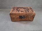 sieradendoosje juwelendoosje van hout klein bruin, Ophalen of Verzenden, Rechthoekig, Hout