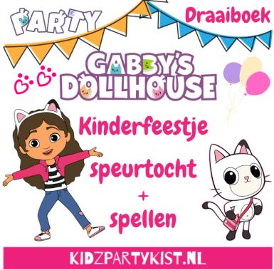 Gabby's Dollhouse feestje draaiboek, speurtocht en spellen, Ophalen, Nieuw