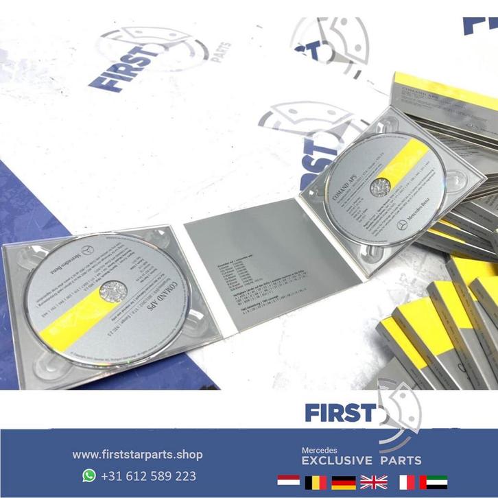 Mercedes NAVIGATIE CD 2011-2012 NTG 2.5 EUROPA V7 W204 W212, Auto diversen, Autonavigatie, Zo goed als nieuw, Ophalen of Verzenden