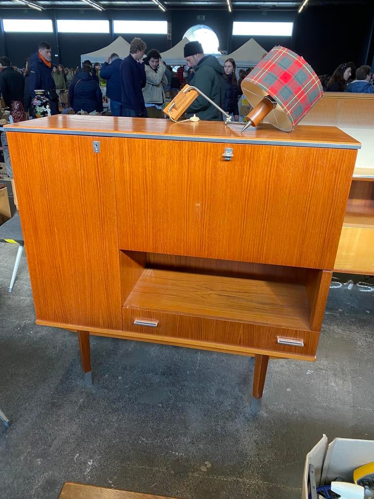 Vintage Bar Cabinet, Huis en Inrichting, Ophalen, Zo goed als nieuw