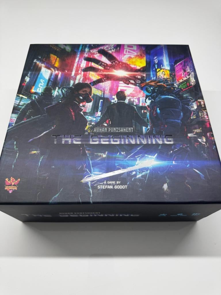 Human Punishment - The Beginning + Deluxe Expansion, Hobby en Vrije tijd, Gezelschapsspellen | Bordspellen, Zo goed als nieuw