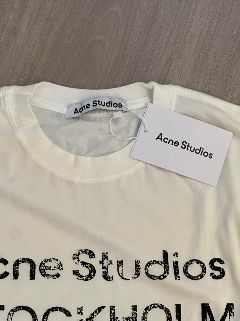 Acne Studios Stockholm 1996 T-shirt Lange Mouw, Kleding | Dames, T-shirts, Maat 38/40 (M), Verzenden, Wit, Nieuw