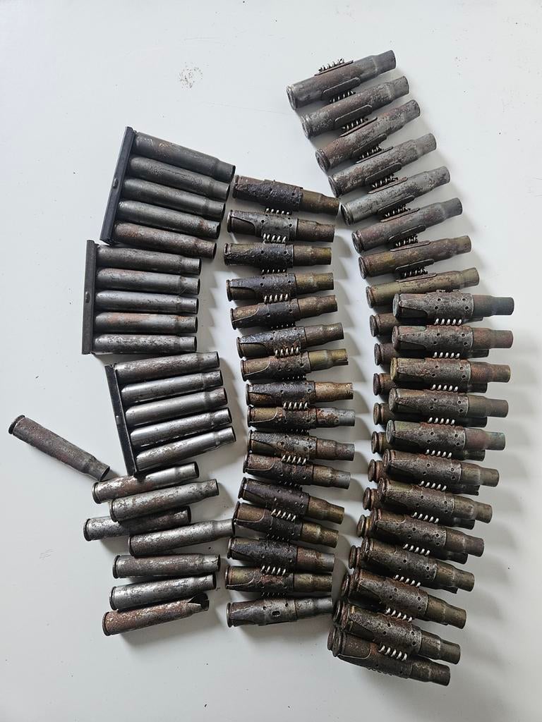 Stalen hulzen ww2 duits, Ophalen of Verzenden, Duitsland, Hulzen of Bodemvondsten