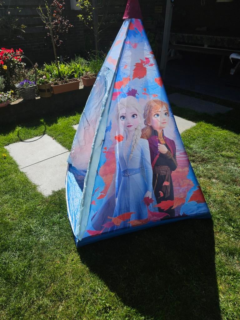 Frozen speeltent - Elsa, Anna en Olaf, Ophalen, Gebruikt