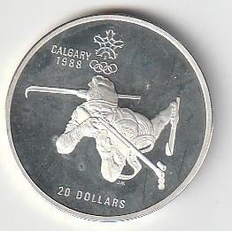 20  dollars 1986  Canada. km. 147  proof/unc, Postzegels en Munten, Munten | Amerika, Ophalen of Verzenden, Noord-Amerika, Losse munt
