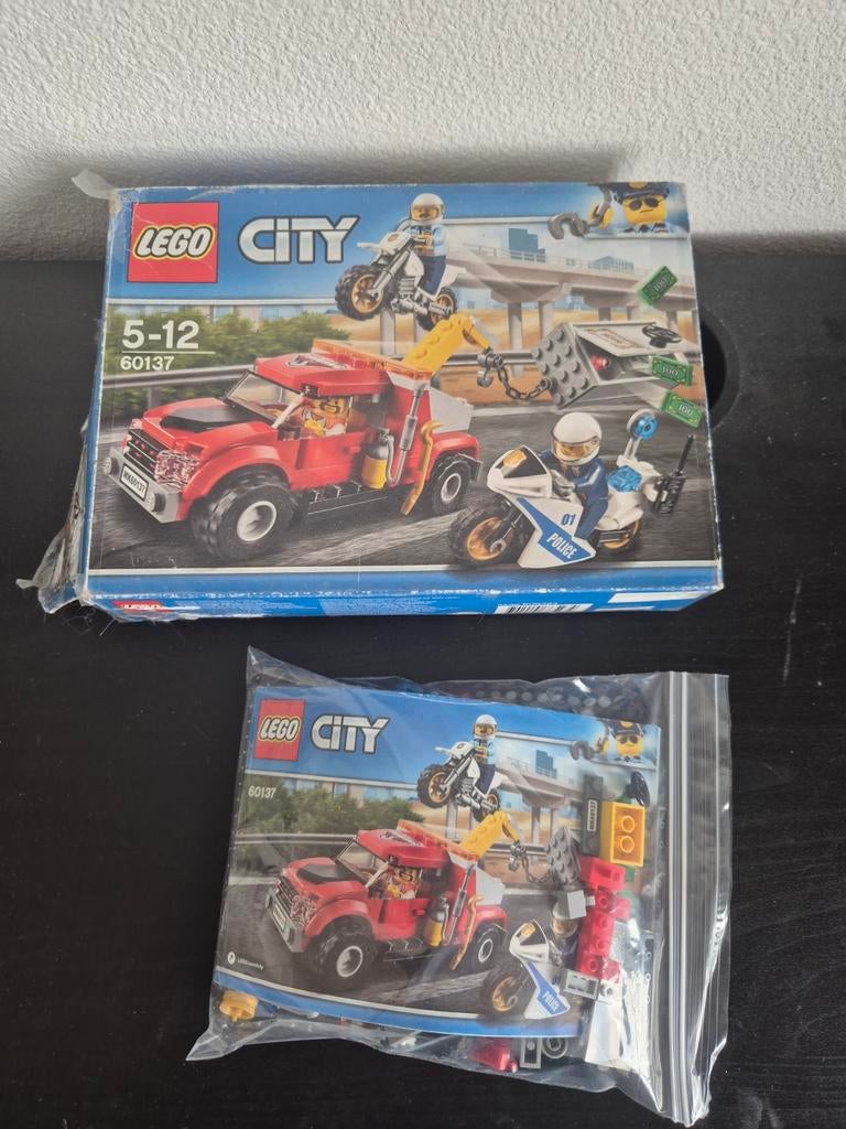 LEGO City 60137 Sleepwagen achtervolging, Ophalen of Verzenden