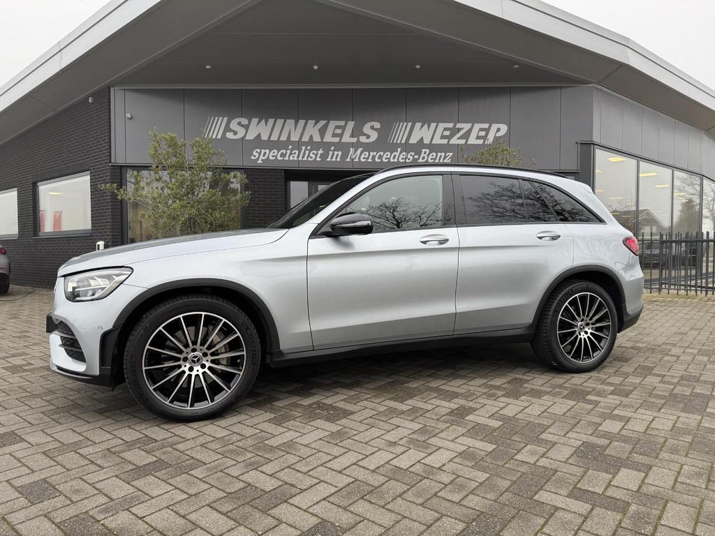 Mercedes-Benz GLC 200 AMG Line Panoramadak, Trekhaak, Sfeerv, Auto's, Automaat, Stof, Gebruikt, 2000 kg