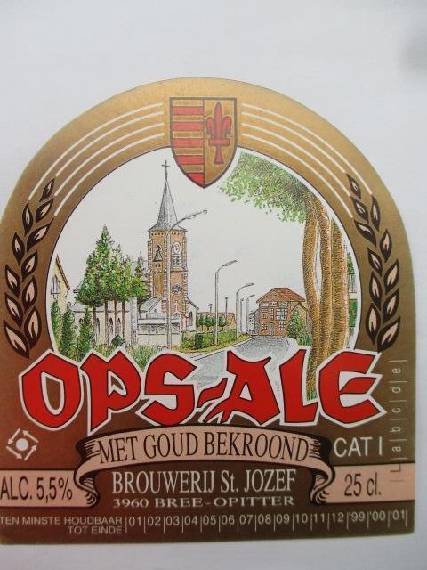 bieretiket Belgie 19-3 (F29) st jozef, Ophalen of Verzenden, Nieuw, Overige typen, Overige merken