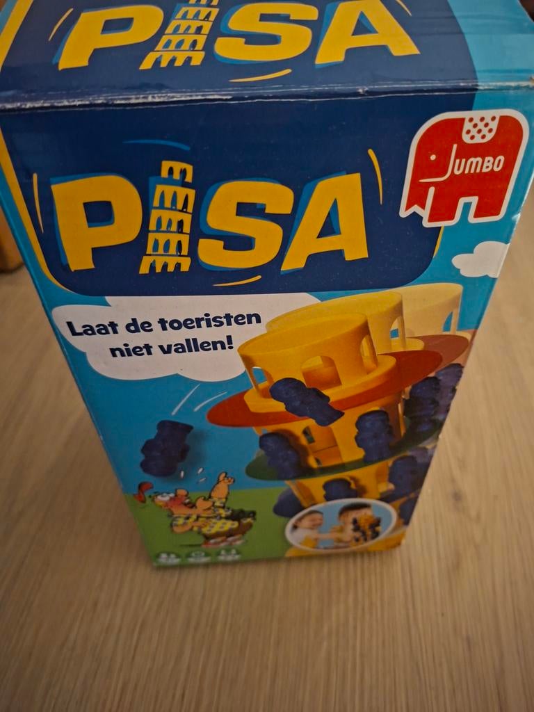 Toren van Pisa spel, Hobby en Vrije tijd, Gezelschapsspellen | Bordspellen, Drie of vier spelers, Ophalen of Verzenden, Zo goed als nieuw