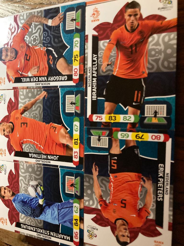 Voetbal plaatjes Nederlands elftal, Ophalen of Verzenden, Zo goed als nieuw, Overige binnenlandse clubs, Poster, Plaatje of Sticker