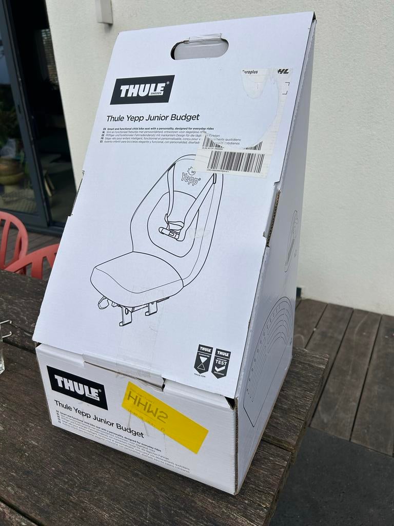 Thule Yepp Junior Fietszitje NIEUW, Fietsen en Brommers, Fietsaccessoires | Fietsstoeltjes, Achterzitje, Voetsteuntjes, 22 t/m 36 kg