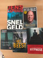 5 boeken van Lapidus, Mankell, Mola, Keppler en Gillis, Boeken, Ophalen of Verzenden