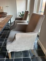 2 landelijke en comfortabele stoelen / fauteuils van Hoffz, Ophalen, Gebruikt, Minder dan 75 cm, Landelijk en sober