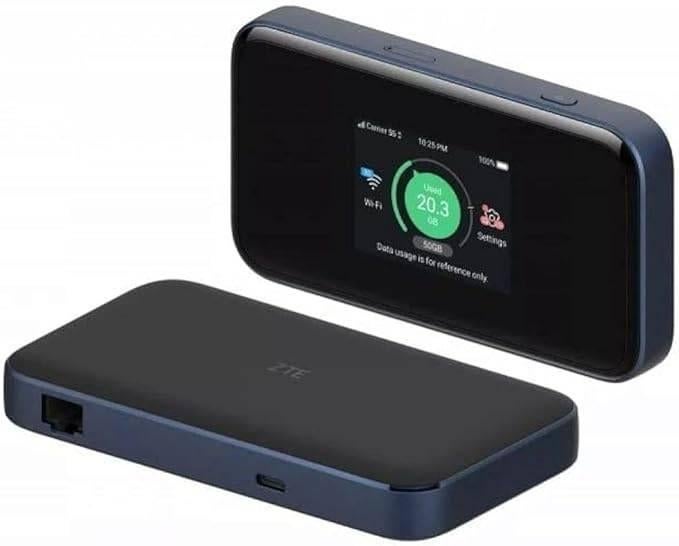 ZTE MU5002 MiFi Router - WiFi 6, dual‑band, ethernet-poort, Router met modem, Verzenden, Nieuw, Info@techwebshop.com