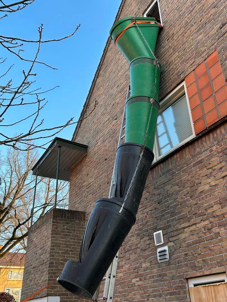 Stortkoker 6 meter voor zolderverbouwing, Doe-het-zelf en Verbouw, Overige Doe-het-zelf en Verbouw, Gebruikt, Ophalen