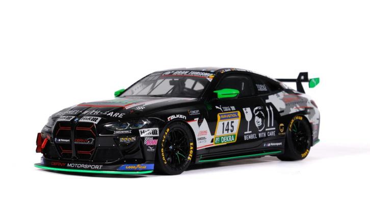 BMW M4 GT4 ZWART CERNY MOTORSPORT 2024 1/18 OTTO ref. OT1172, Hobby en Vrije tijd, Modelauto's | 1:18, Nieuw, Auto, MiniChamps