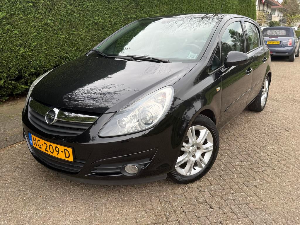 Opel Corsa 1.4 16V 5D WR 2009 Zwart, Auto's, Opel, Particulier, Corsa, Benzine, C, Hatchback, Handgeschakeld, Geïmporteerd, Zwart