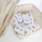 Partij handgemaakte katoenen babyslofjes in kadoverpakking, Ophalen of Verzenden, Nieuw, Jongetje of Meisje, Slofjes