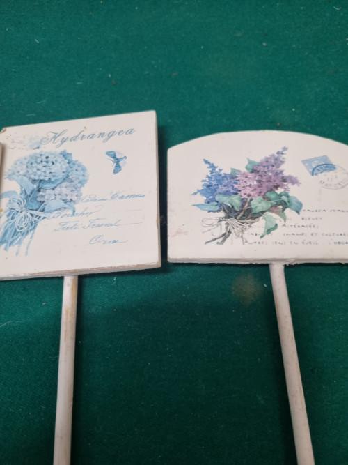 Planten stekers bordjes brocante, Ophalen of Verzenden, 'T Olde Gre-j, Info@toldegrej.nl, Endepoelstraat 20f Didam