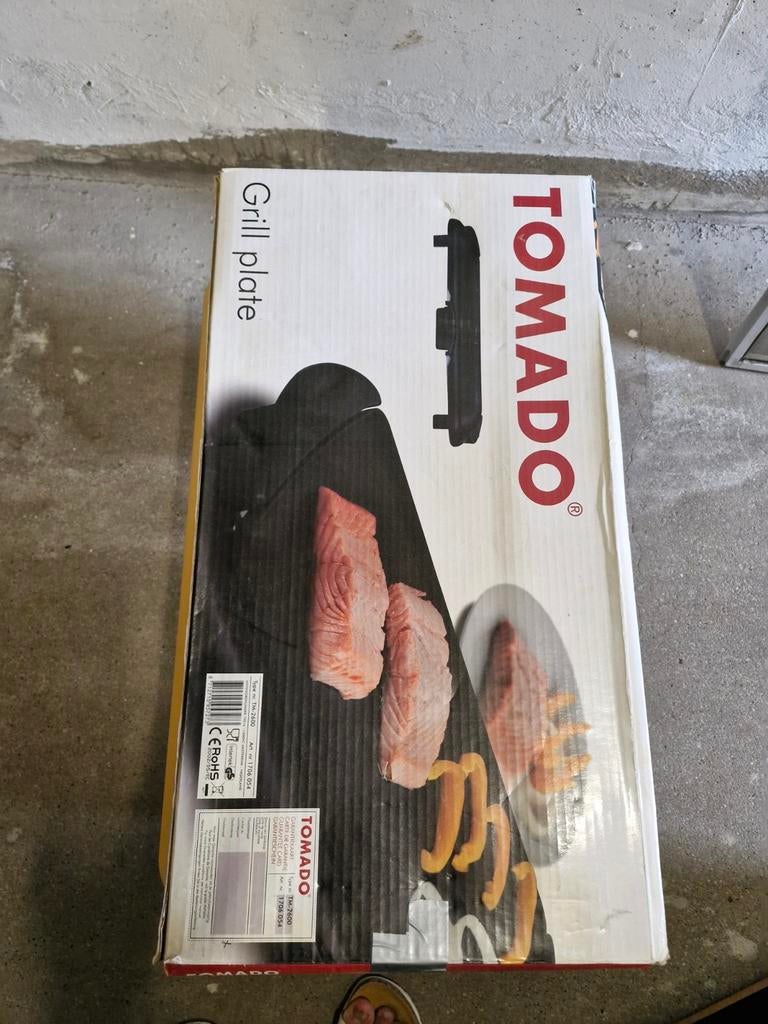 Nieuwe Tomado Grillplaat - Perfect voor elke maaltijd!, Ophalen of Verzenden, Nieuw, Tafelgrill