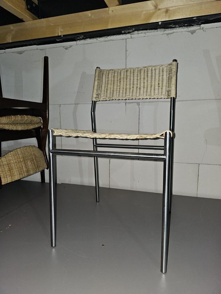 Martin Visser SE05 stoelen, Nederlands design x4, Ophalen, Gebruikt