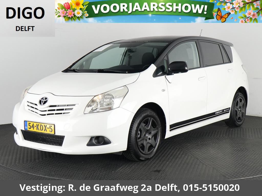 Toyota Verso 1.6 VVT-i Bi-Tone Sport | Airco | Dealer onderh, Auto's, Voorwielaandrijving, Euro 5, Gebruikt, Zwart