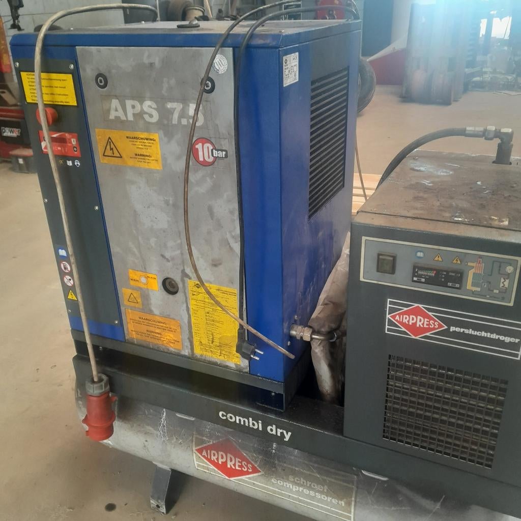 Airpress APS 7.5 Combi Dry compressor, Doe-het-zelf en Verbouw, Compressors, Ophalen of Verzenden