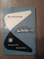 Handleiding volkswagen ovaalkever 7/53, Ophalen of Verzenden