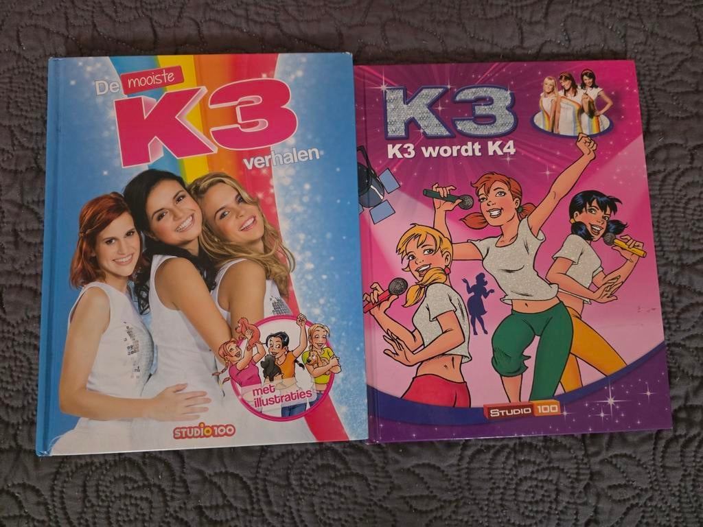 K3 Boeken: De Mooiste Verhalen & K3 Wordt K4, Ophalen of Verzenden, Zo goed als nieuw, Studio 100, Fictie algemeen