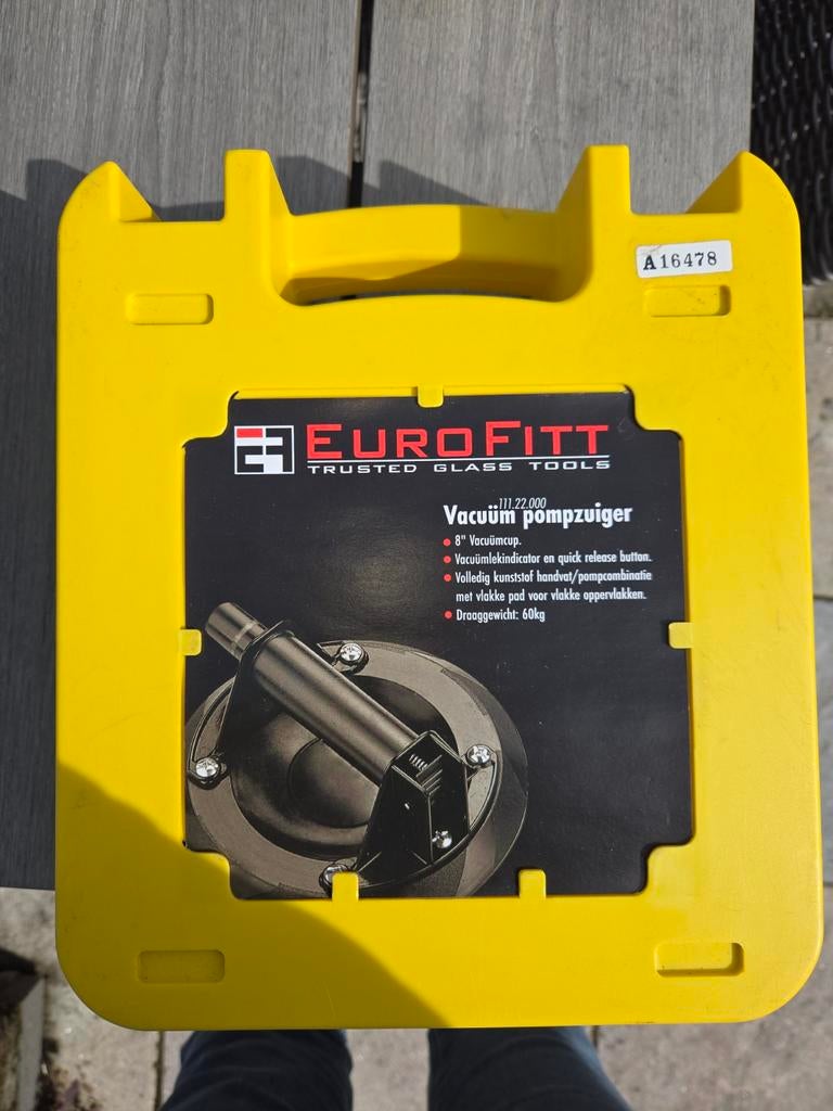 Eurofitt vacuüm pompzuiger, Ophalen of Verzenden, Nieuw
