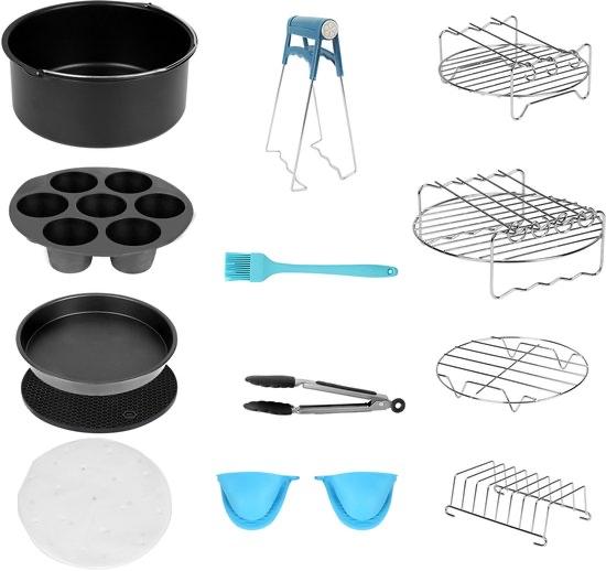 12-delige Accessoires Set voor Airfryer - Nieuw!, Witgoed en Apparatuur, Airfryers, Ophalen, Nieuw, Airfryer