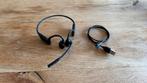 Aftershokz bone hoofdtelefoon met microfoon headset bellen, Ophalen of Verzenden, Gebruikt, Overige merken, Bluetooth