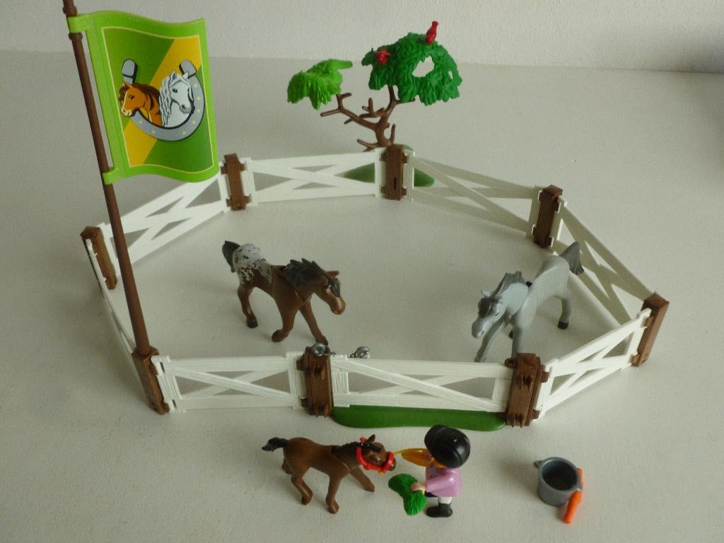 Playmobil Paarden Weide 6931 Vraagprijs, Ophalen of Verzenden, Gebruikt, Complete set