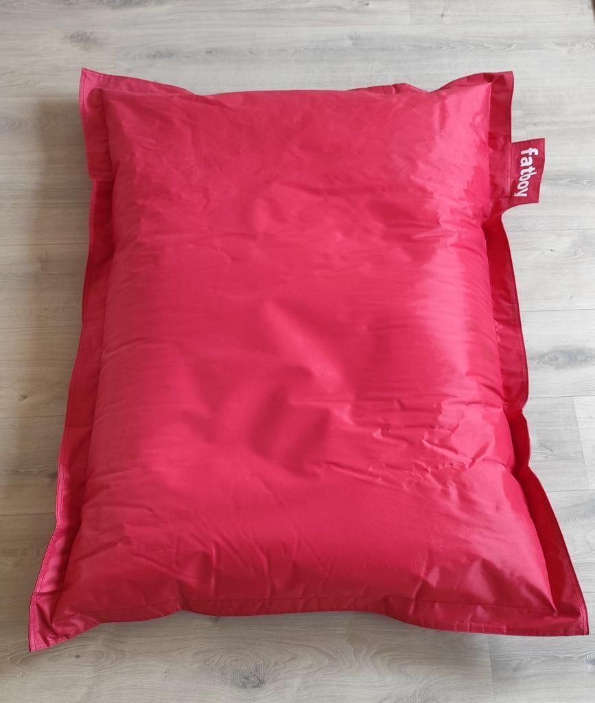 Fatboy junior zitzak, Huis en Inrichting, Zitzakken, Ophalen, Zo goed als nieuw, Rood, Zitzak