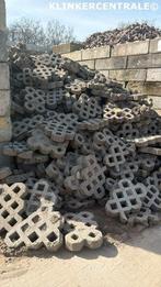 450m2 grijs 60x40x10cm kunststof grastegels bermblokken gras, Gebruikt, Verzenden, Bij dit gebruikte product niet te achterhalen