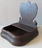 Uit inboedel: Antieke collecteschaal houten  ca 1800, incl v, Verzenden