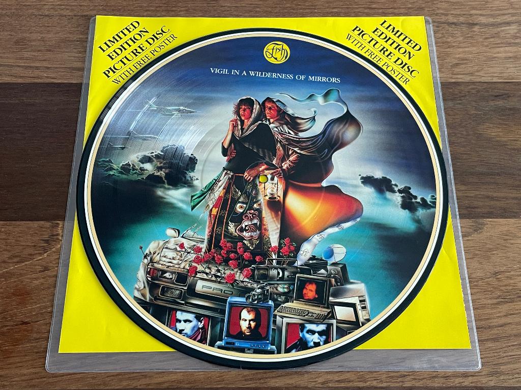 Vinyl LP Fish Vigil In A Wilderness Of Mirrors PICTURE DISC, Ophalen of Verzenden, Gebruikt, 12 inch, Progressive