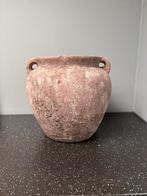 Grote stenen pot/kruik - 36 cm hoog, 36 cm breed, Ophalen, Steen, Overige kleuren, Zo goed als nieuw