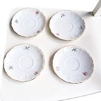 4 porselein schotels/rosebud J.haviland/mz czechoslovakia, Ophalen of Verzenden